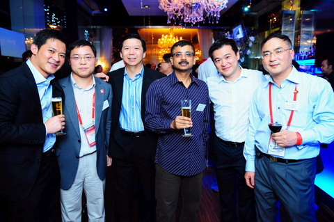 Attending a dinner party held by local lawyers